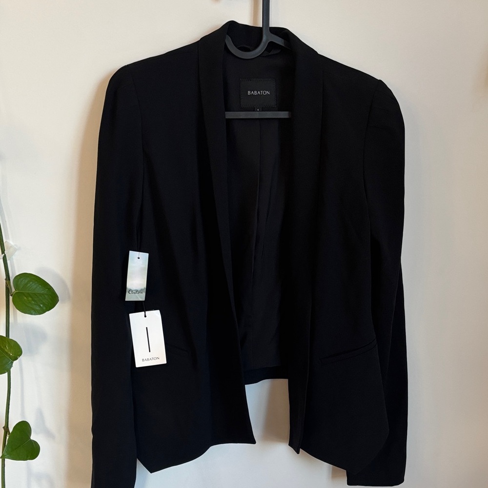 Babaton Dominick Blazer Black Suit Jacket